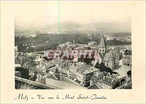 Cartes postales moderne Metz Vue vers le Mont Saint Luentin