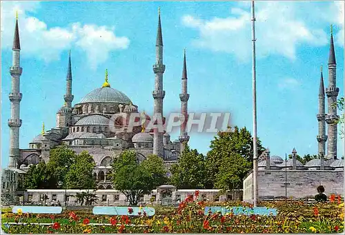 Cartes postales moderne Istambul ve Saheserleri La Mosquee Bleue