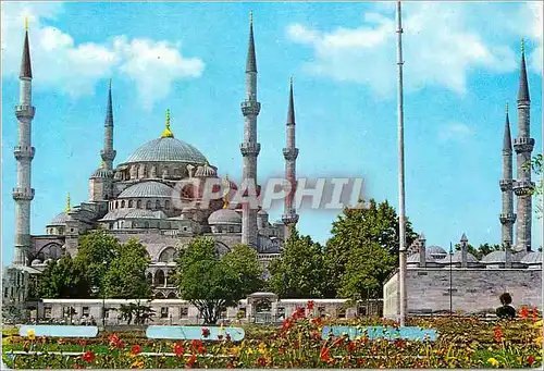 Moderne Karte Istambul ve Saheserleri La Mosquee Bleue