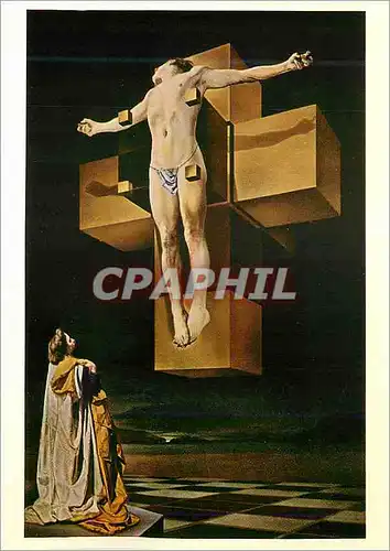 Cartes postales moderne The Metropolitan Museum of Art Gift of Chester Date 1955 The Crucifixion Salvatore Dali Spanish