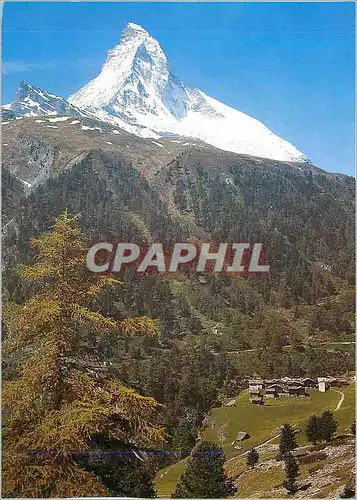 Cartes postales moderne Zermatt Zmutt Matterhorn