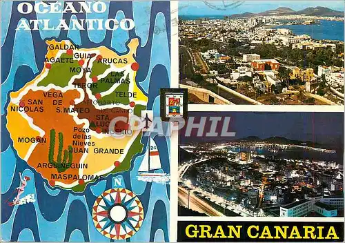 Cartes postales moderne Gran Canaria Oceano Atlantico