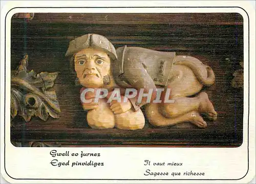 Cartes postales moderne Sagesse de Bretagne Il Vaut Mieux Sagesse que Richesse