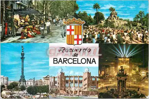 Cartes postales moderne Recuerdo de Barcelona