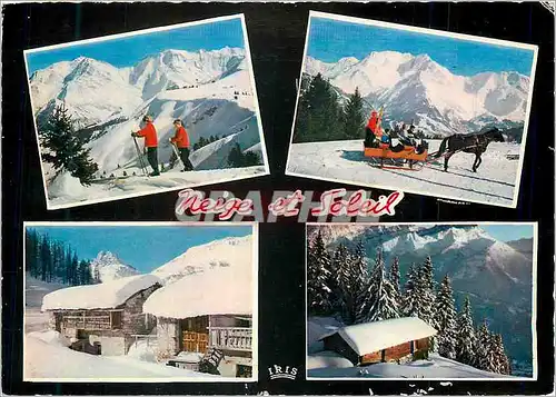 Cartes postales moderne Neige et Soleil