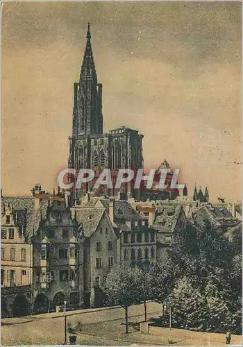 Moderne Karte Strasbourg La Cathedrale