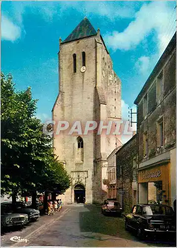 Cartes postales moderne Celles sur Belle (Deux Sevres) Eglise Abbatiale Romane Notre Dame