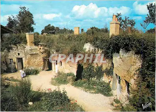 Cartes postales moderne La Fosse Deneze sous Doue Hameau Troglodytique Habite