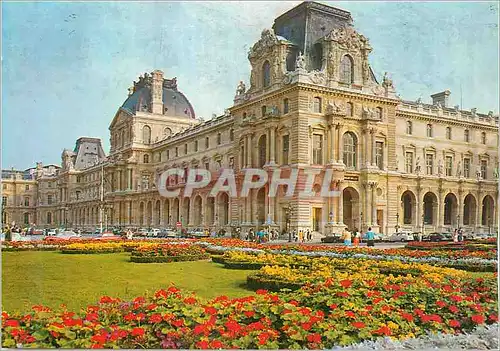 Moderne Karte Paris Le Louvre