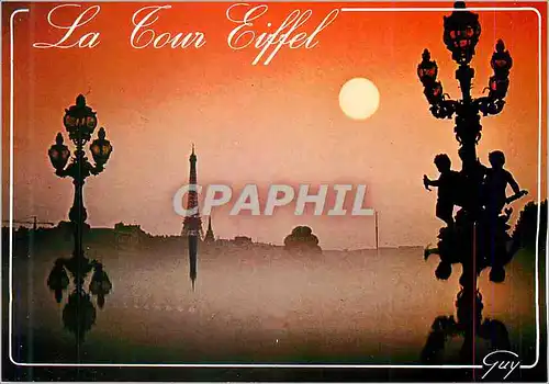 Cartes postales moderne La Tour Eiffel Variations Parisiennes