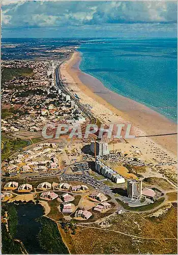 Cartes postales moderne Saint Jean de Monts (Vendee) Vue Generale de la Plage