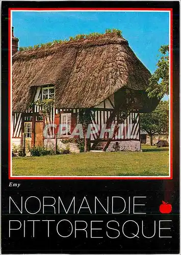 Moderne Karte Normandie Pittoresque