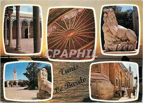 Cartes postales moderne Tunis Le Bardo Musee ALaoui