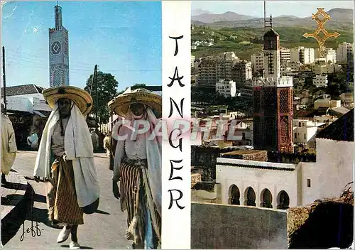 Moderne Karte Tanger La Kasbah Place du Socco