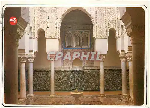 Moderne Karte Meknes Mausolee Moulay Ismail