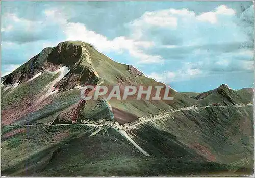 Cartes postales moderne Le Puy Mary (alt 1787 m) Le Cantal Touristique Le Pas de Peyrols Route d'Aurillac et de Murat