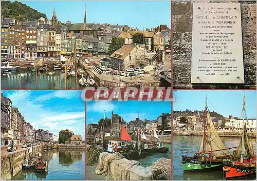 Cartes postales moderne En Normandie Honfleur (Calvados) Vue Generale de la Ville d'ou s'Embarque au XIIe S