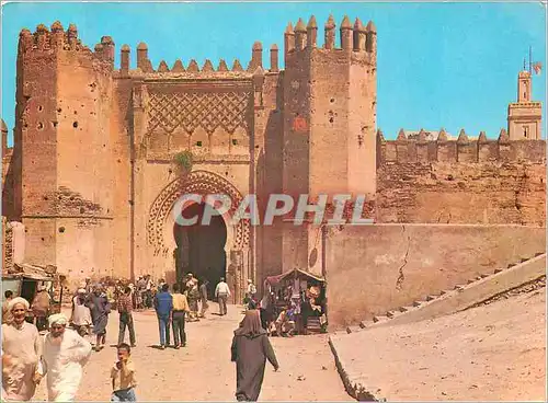 Moderne Karte Fes Bab Kasbah Ennouar