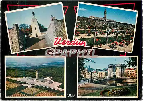 Moderne Karte Verdun Douaumont (Meuse) Monument de la Victoire