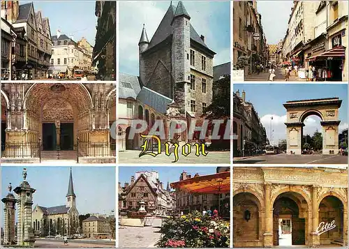 Cartes postales Dijon (Cote d'Or) Au Pays des Grands Crus Divers Aspects
