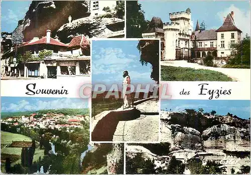 Cartes postales Souvenir des Eyzies (Dordogne)