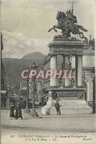 REPRO Clermont Ferrand La Statue de Vercingetorix et le Puy de Dome