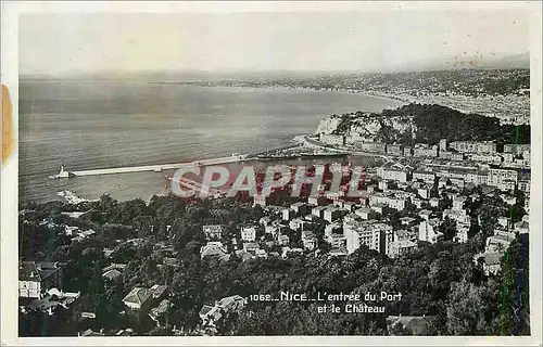 Cartes postales moderne Nice L'Entree du Port et le Chateau