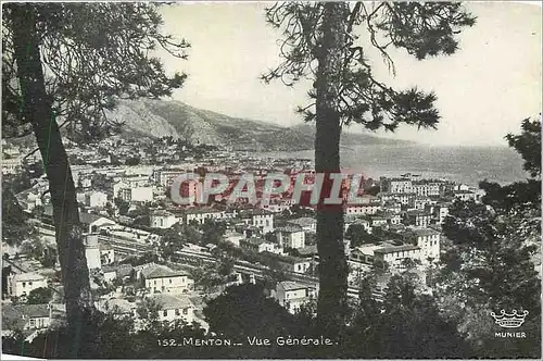 Cartes postales moderne Menton Vue Generale