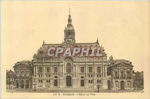 Cartes postales Roubaix L'Hotel de Ville