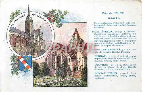 Cartes postales Evreux Eglise Saint Thaurin