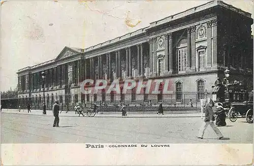 Cartes postales Paris Colonnade du Louvre