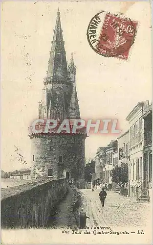 Cartes postales La Rochelle Tour de la Lanterne dite Tour des Quatre Sergents