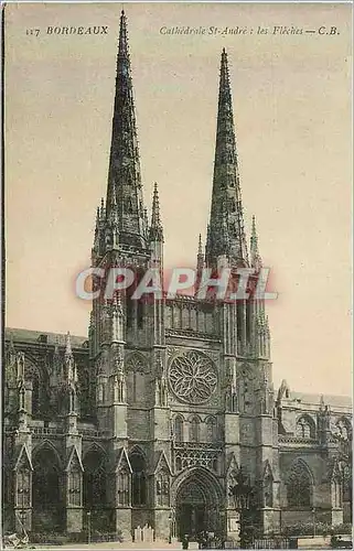 Cartes postales Bordeaux Cathedrale Andre Les Fleches