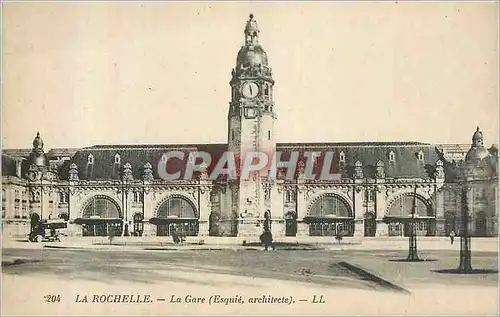 Cartes postales La Rochelle La Gare (Esquie architecte)
