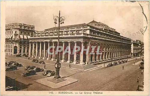 Cartes postales moderne Bordeaux Le Grand Theatre