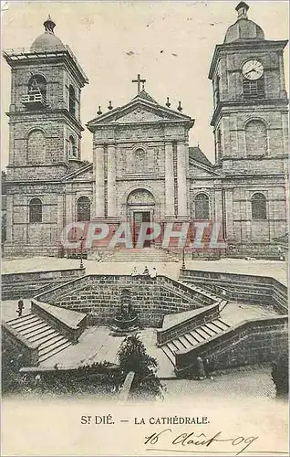 Cartes postales St Die La Cathedrale