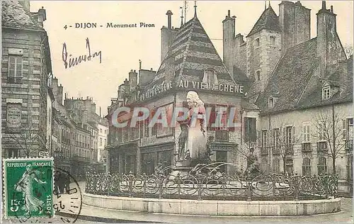 Ansichtskarte AK Dijon Monument Piron Au Vieux Chene