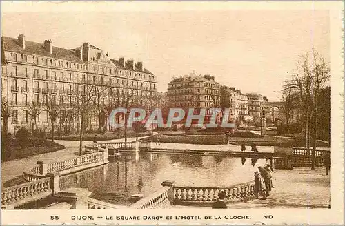 Cartes postales Dijon Le Square Darcy et l'Hotel de la Cloche