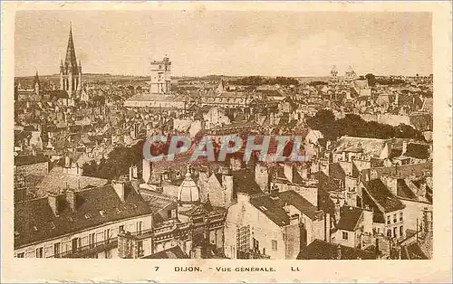 Cartes postales Dijon Vue Generale