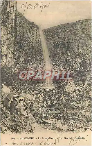 Cartes postales Auvergne Le Mont Dore La Grande Cascade