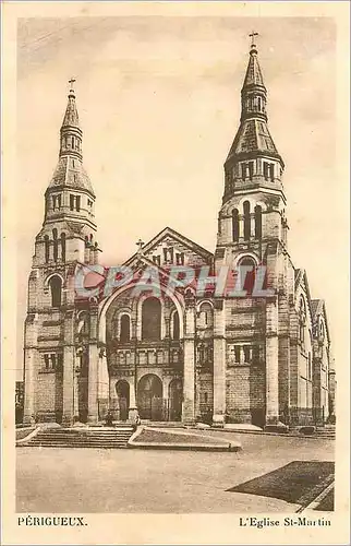 Ansichtskarte AK Perigueux L'Eglise St Martin