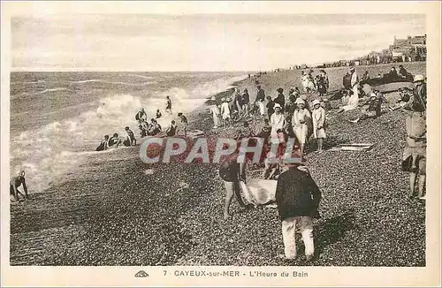 Ansichtskarte AK Cayeux sur Mer L'Heure du Bain