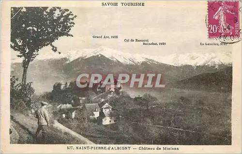 Cartes postales Saint Pierre d'Albigny Savoie Pittoresque Chateau de Miolans