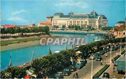 Moderne Karte Trouville Reine des Plages Le Casino et les Quais