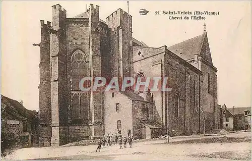 Cartes postales Saint Yrieix (Hte Vienne) Chevetde l'Eglise