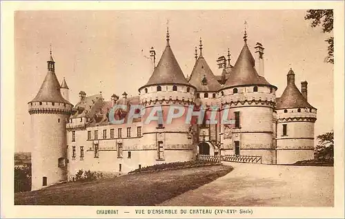 Cartes postales Chaumont Vue d'Ensemble du Chateau (XV XVIe Siecle)