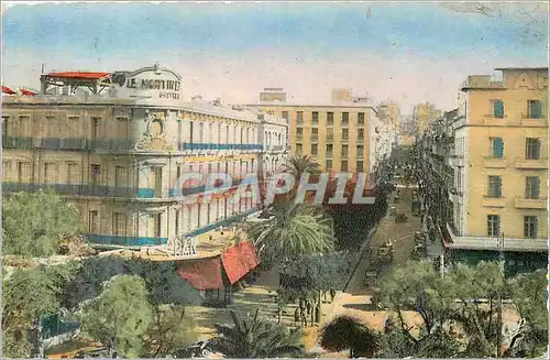 Cartes postales Oran Boulevard Clemanceau et Hotel Le Martinet