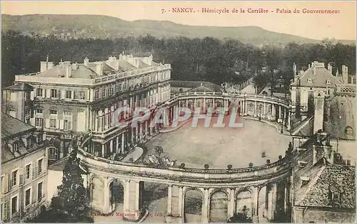 Cartes postales Nancy Heraicycle del a Carriere Palais du Gouvernement