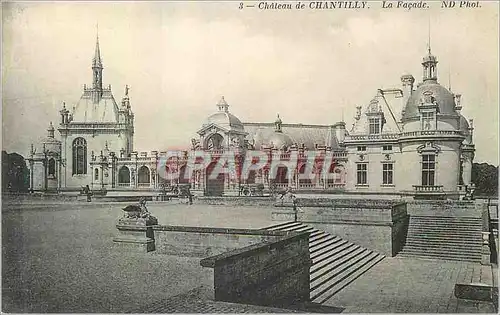 Ansichtskarte AK Chateau de Chantilly La Facade