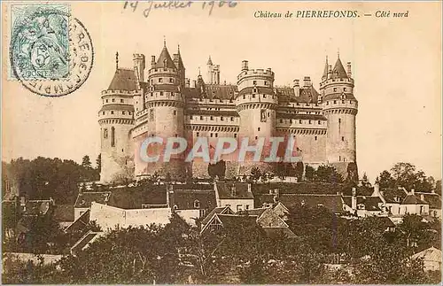Ansichtskarte AK Chateau de Pierrefonds Cote Nord